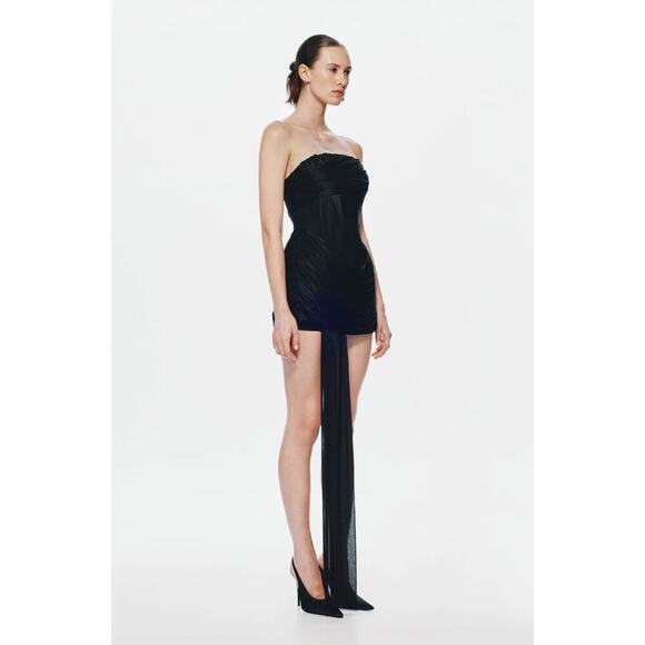 Misha THE 'EMBER' WRAPPED MINI DRESS Small - Picture 3 of 12